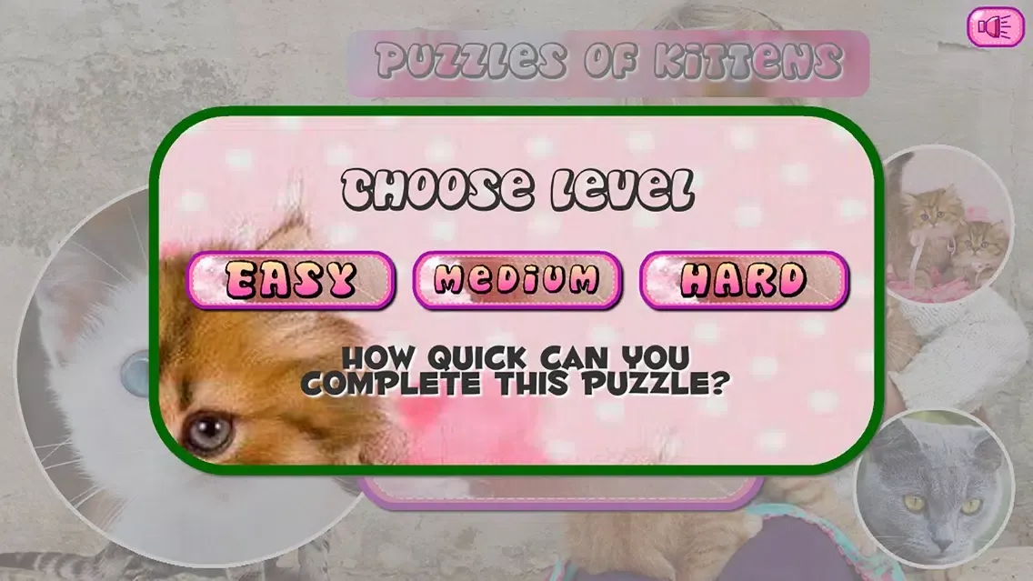 Captures d'écran de Puzzles of Kittens