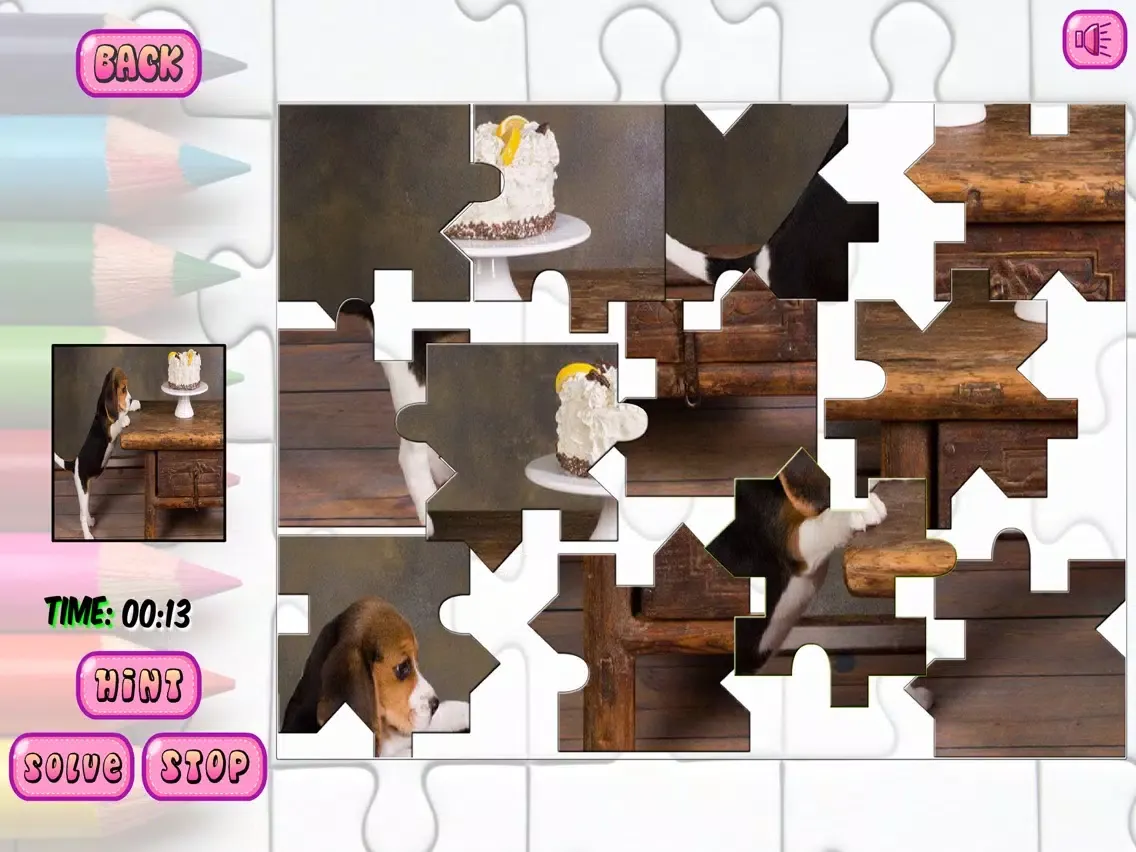 صور Puzzles of Puppies iPad 