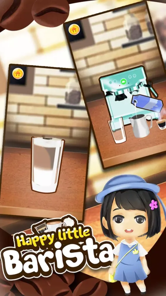 Happy Coffee Maker Barista Screenshots
