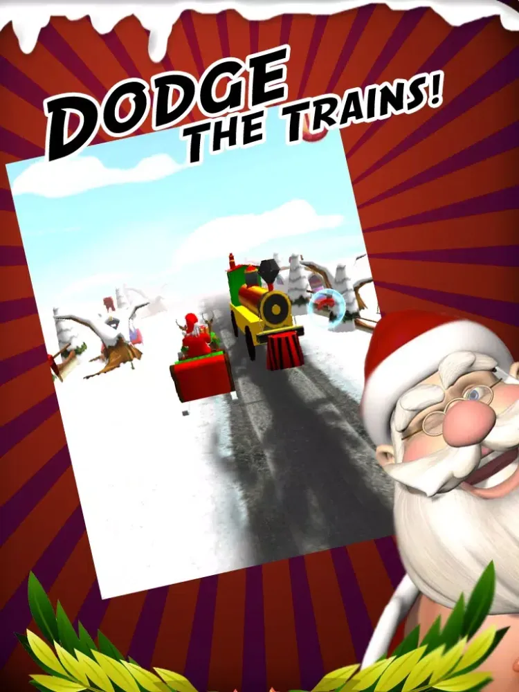 Santa Streaker Run (A Christmas Holiday Game) iPad 應用截圖
