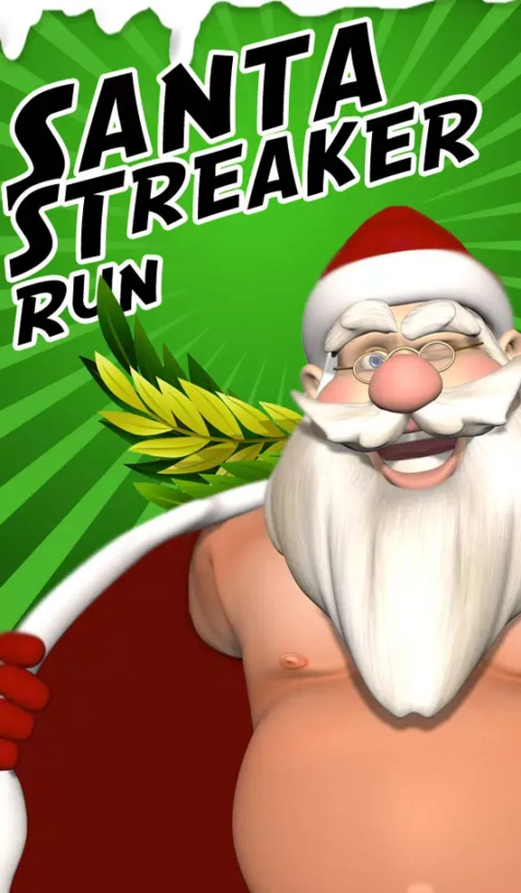 Santa Streaker Run (A Christmas Holiday Game)應用截圖