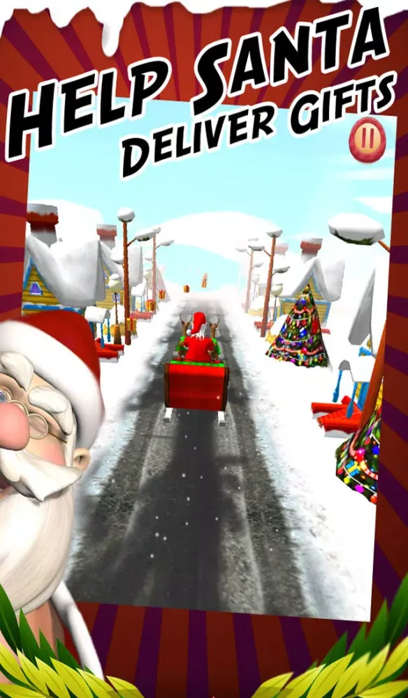 Santa Streaker Run (A Christmas Holiday Game)應用截圖