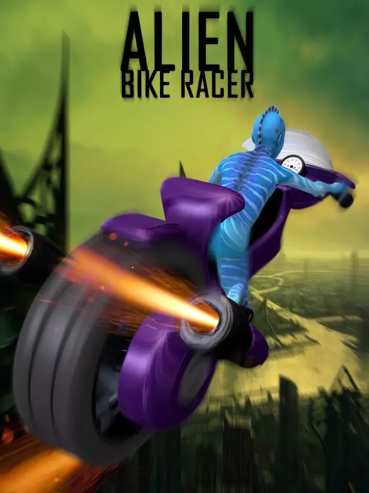 Alien Space Racer (A Free Bike Racing Game) iPad  Screenshots