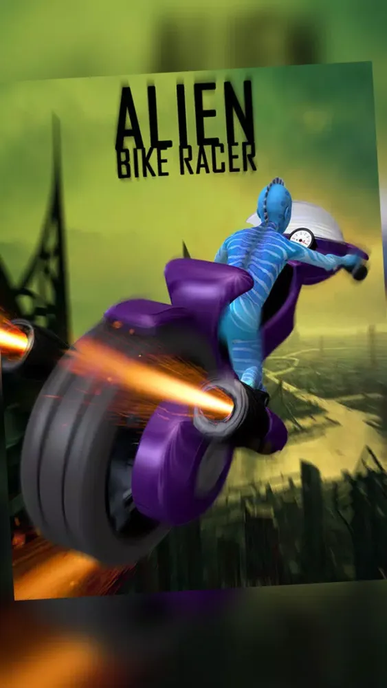 Alien Space Racer (A Free Bike Racing Game) Screenshots