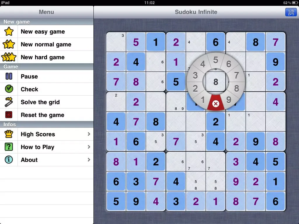 Captures d'écran de Sudoku Infinite iPad 