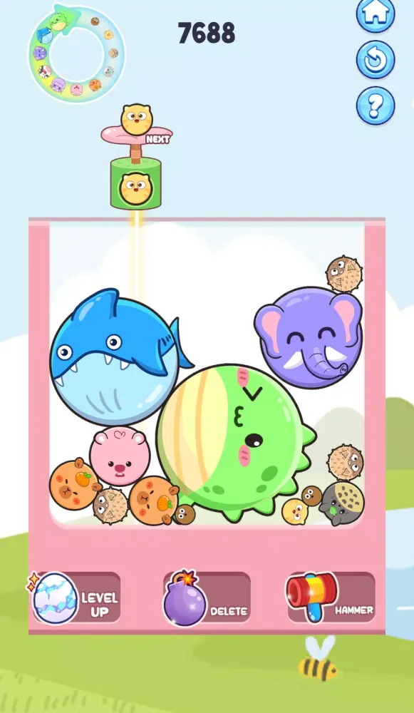 ภาพหน้าจอของ Animal Drop: Cute Merge Game
