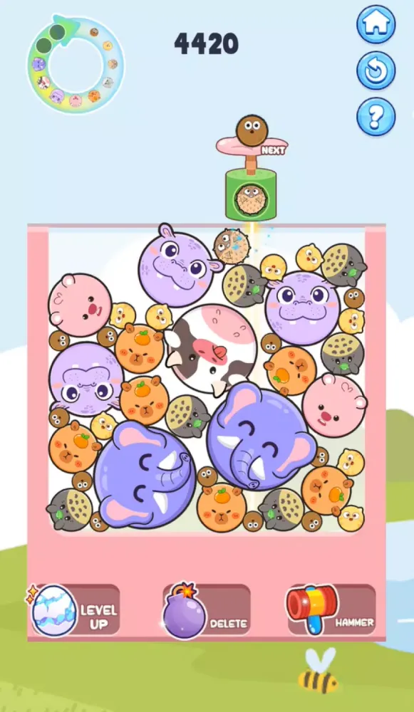 ภาพหน้าจอของ Animal Drop: Cute Merge Game