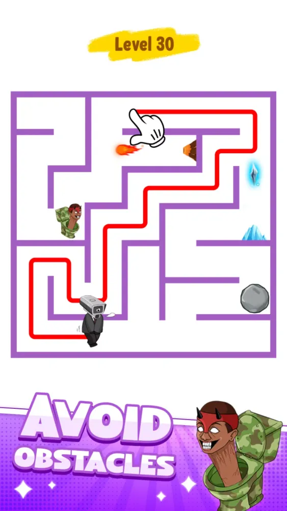 ภาพหน้าจอของ Toilet Monster: Draw To Escape