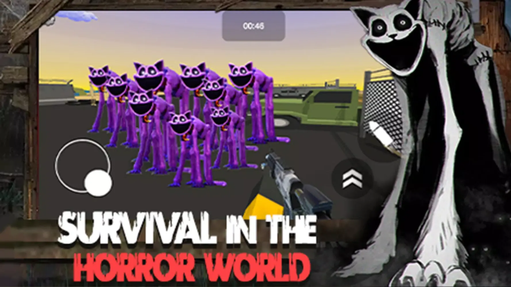 Nextbots in Backrooms Hunter Screenshots