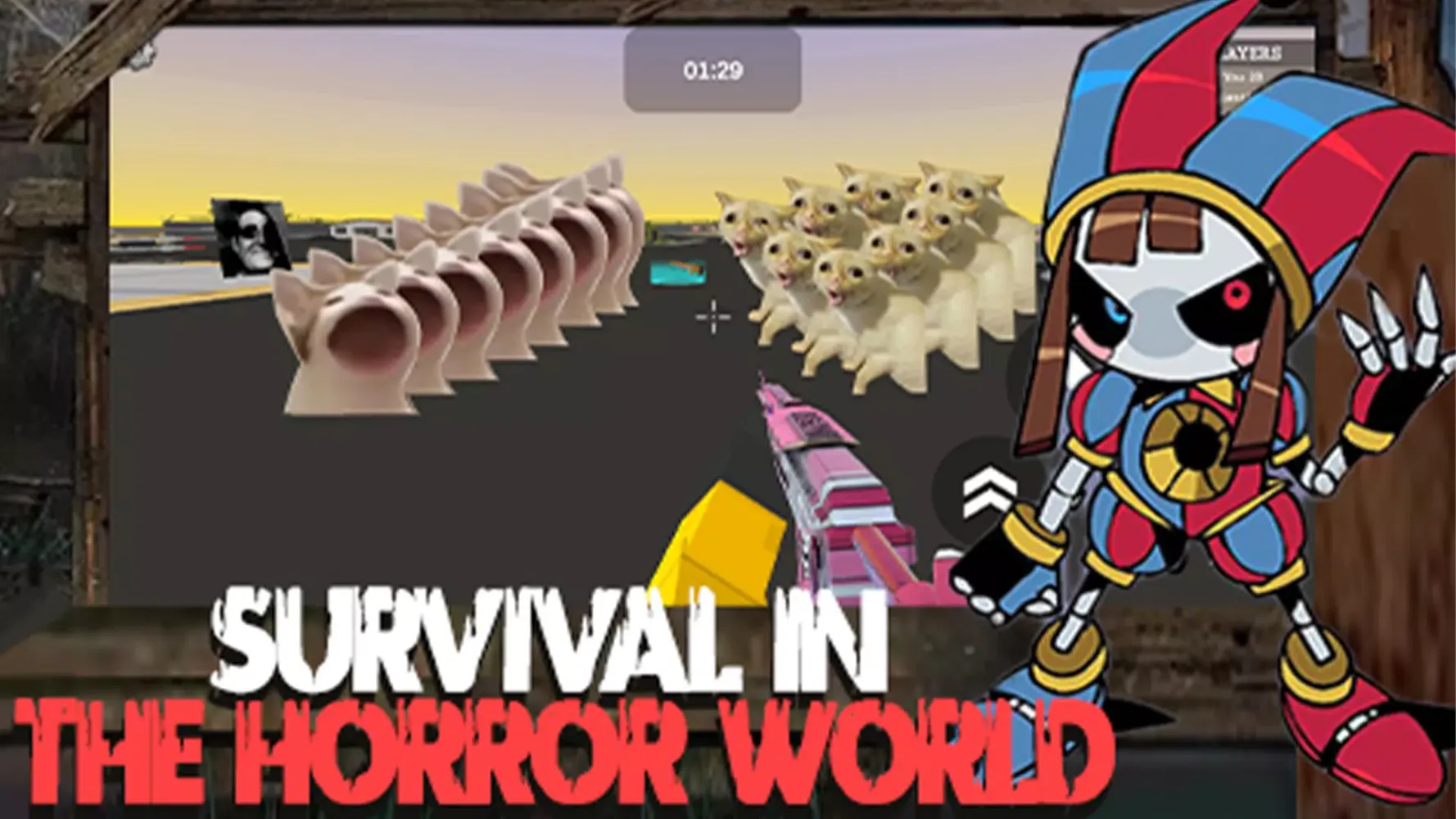 Nextbots in Backrooms Hunter Screenshots