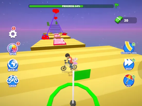 Tangkapan skrin Bike Master Challenge iPad 