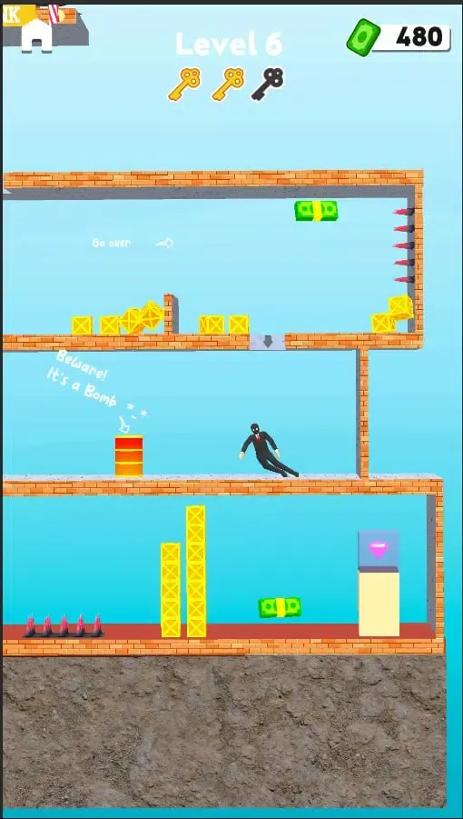 Tangkapan layar Ragdoll Heist: Master Thief