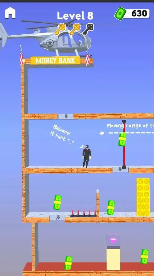 Tangkapan layar Ragdoll Heist: Master Thief