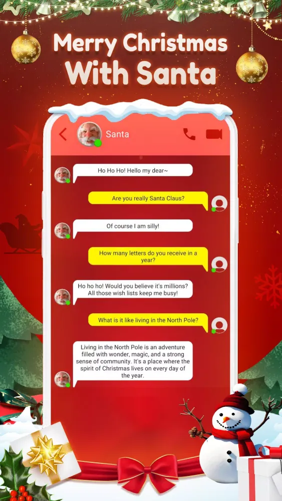 Call Santa 2: Fake Video Prank Screenshots