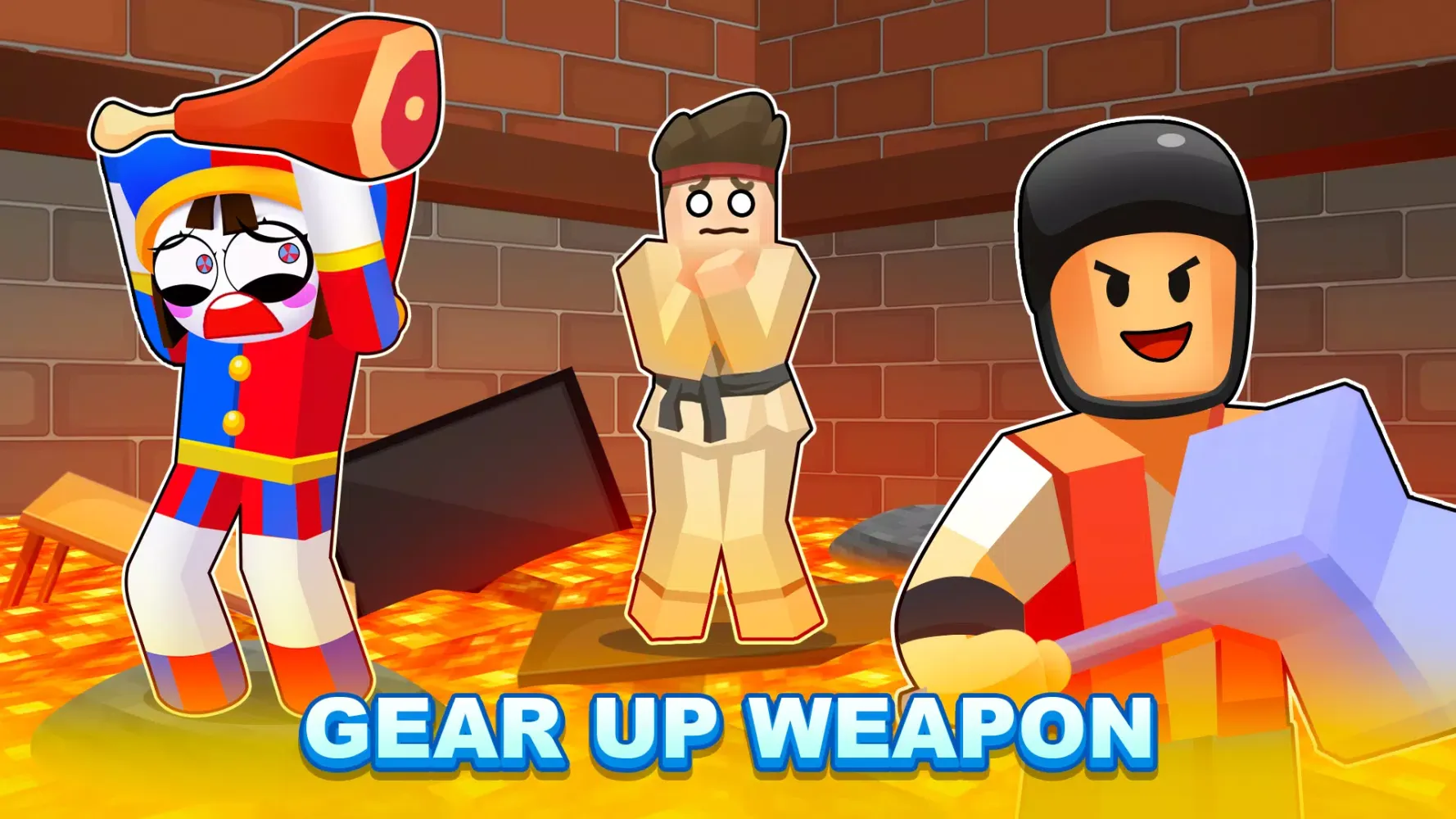 Capturas de tela do Obby Lava Mod: Parkour Race
