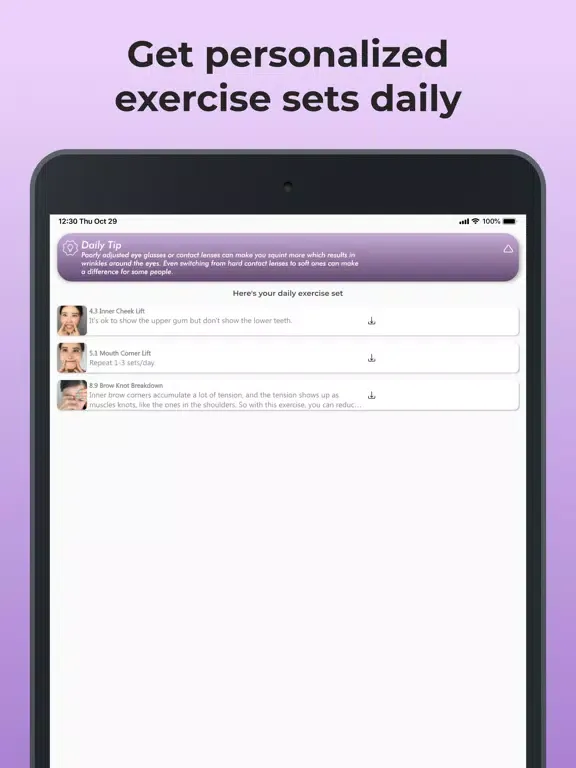تصاویر Koko Face Posture iPad 