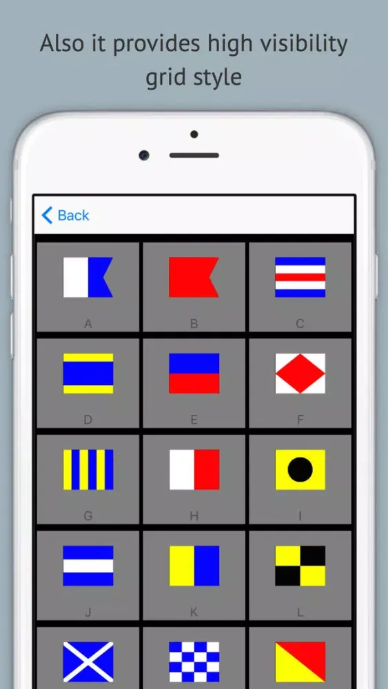 Screenshot di Signal Flags Quiz