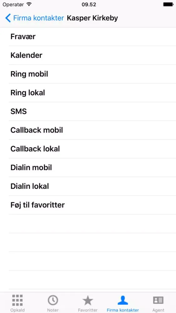 Ảnh chụp màn hình của Miralix InShare for iPhone