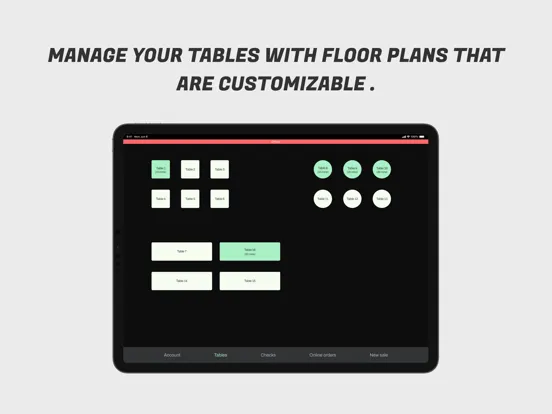 Mira Point of Sale (POS) iPad  Screenshots