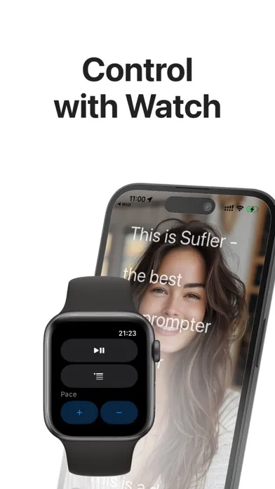 Screenshot di Sufler: teleprompter camera
