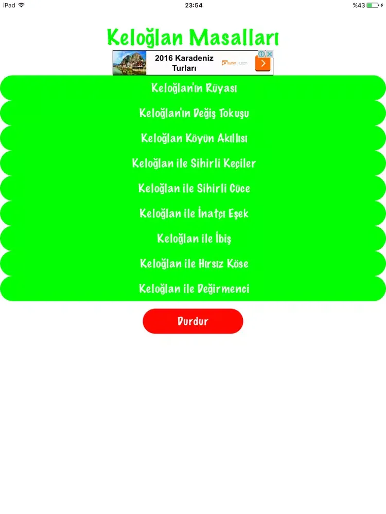 Keloğlan Masalları iPad  سکرین شاٹس