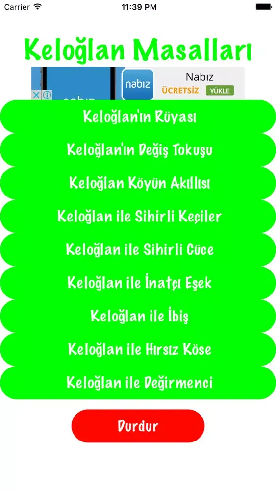 Keloğlan Masalları سکرین شاٹس