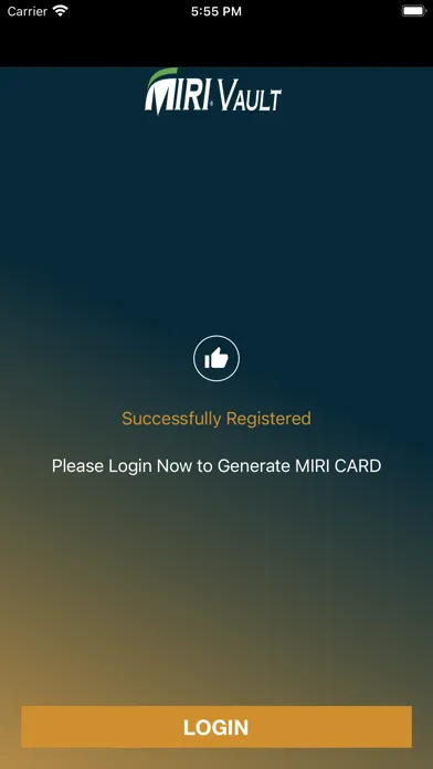 Screenshot di MiriVault