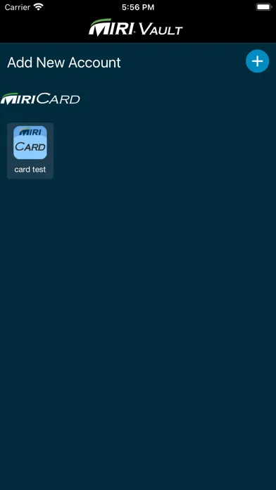 Screenshot di MiriVault