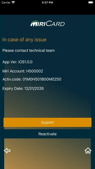Screenshot di MiriVault