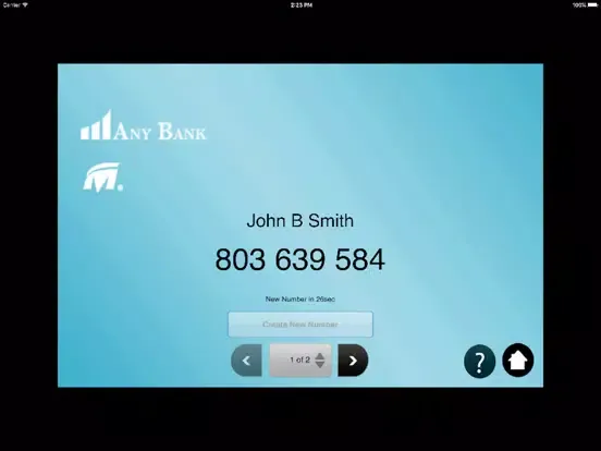 Tangkapan layar Miri-Token Vault iPad 