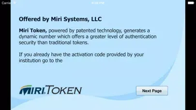 Tangkapan layar Miri-Token Vault