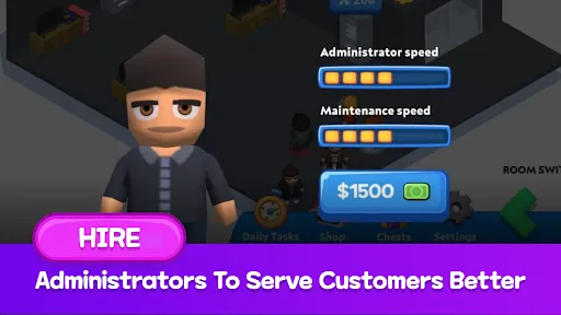 Ảnh chụp màn hình của Internet Cafe Creator Idle
