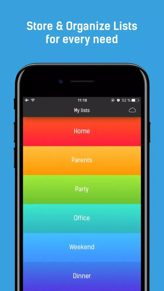 Quicklist - Grocery Shopping List & Store Errands स्क्रीनशॉट