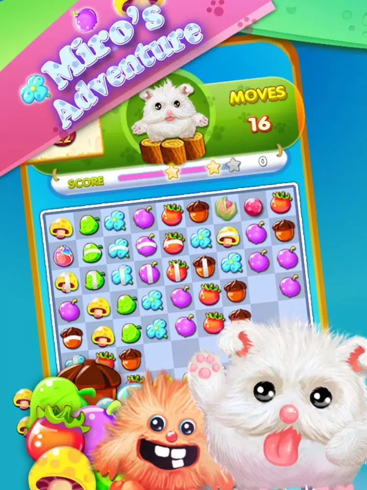 صور Miro's Adventure - Fruit Match iPad 