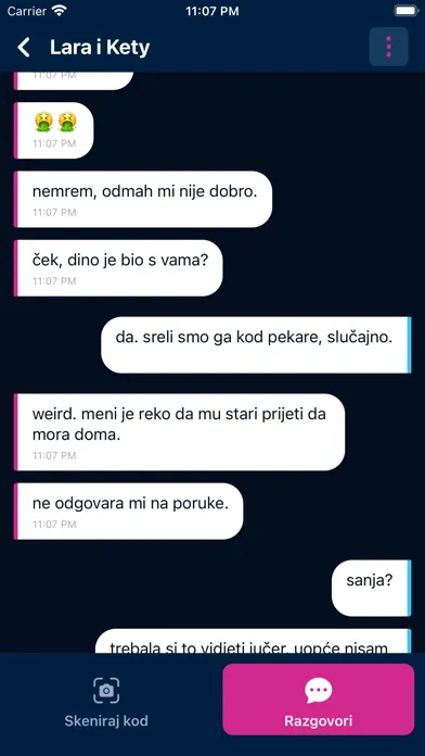 Ảnh chụp màn hình của SEEN: Sviđaš mi se