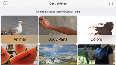 ภาพหน้าจอของ Central Pomo Language - Intro
