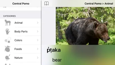 ภาพหน้าจอของ Central Pomo Language - Intro