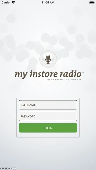 Tangkapan skrin My Instore Radio Streaming