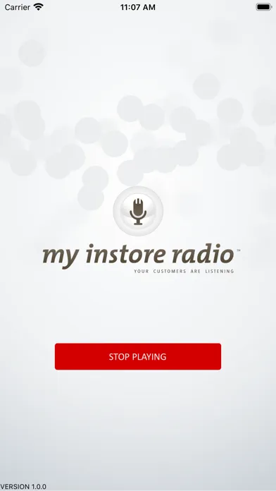 Tangkapan skrin My Instore Radio Streaming