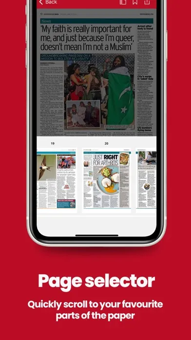 Capturas de tela do Birmingham Mail Newspaper