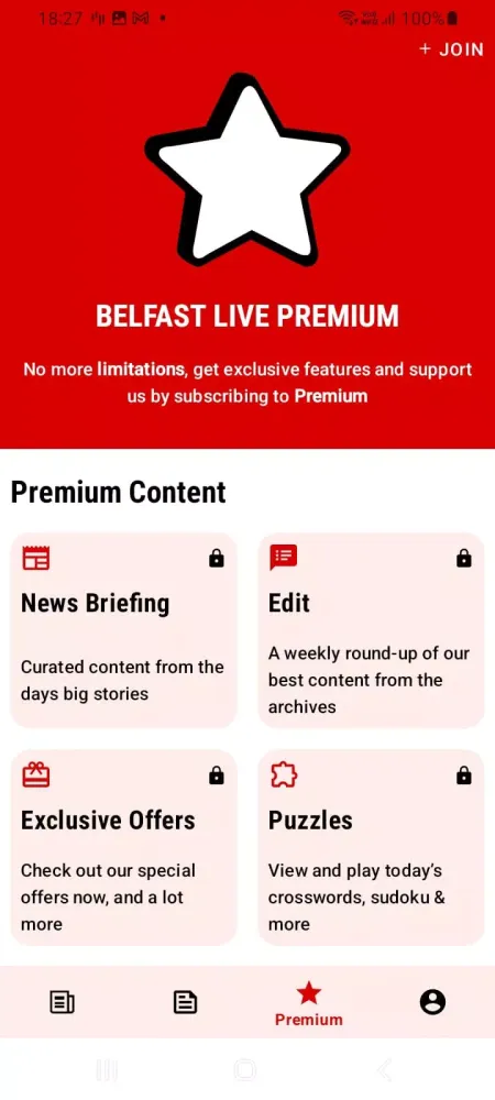 Belfast Live سکرین شاٹس