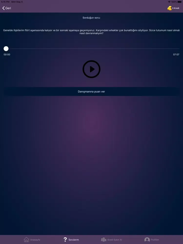 Bi sey soracaktim iPad  Screenshots