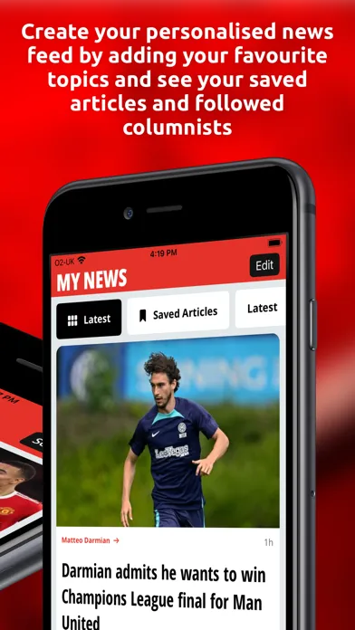 Capturas de pantalla de Man United News by M.E.N