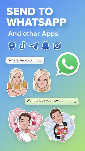 Mirror: Emoji maker, Stickers سکرین شاٹس