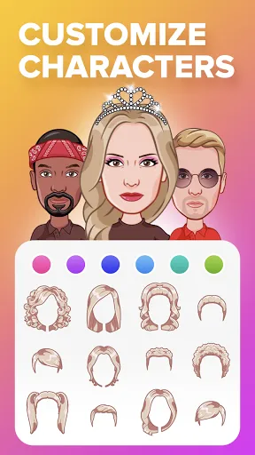 Mirror: Emoji maker, Stickers سکرین شاٹس