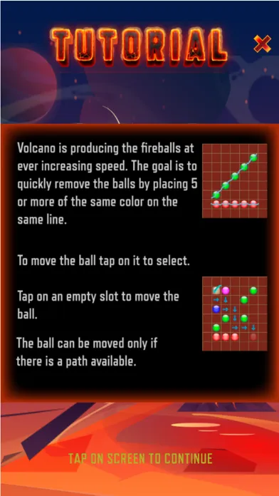 Volcano Color Lines - Match 5 Screenshots