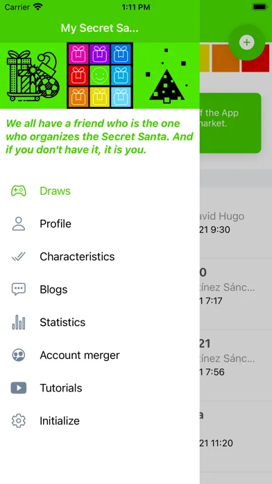 My Secret Santas Gift Exchange Screenshots