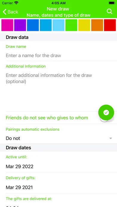 My Secret Santas Gift Exchange Screenshots