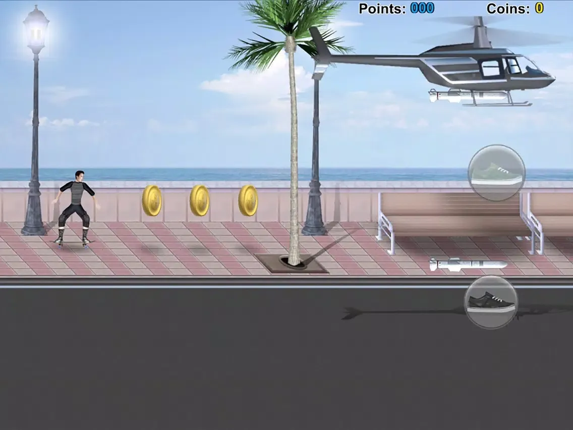 Zrzuty ekranu Skateboarding Pro iPad 