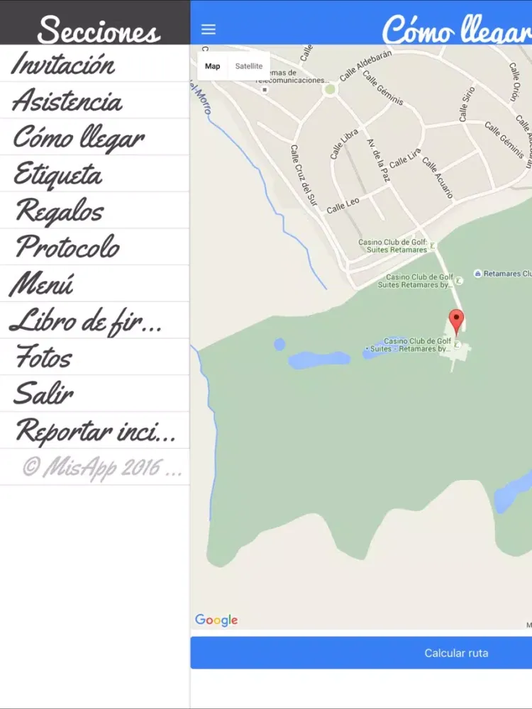 App Mi Boda iPad  스크린샷